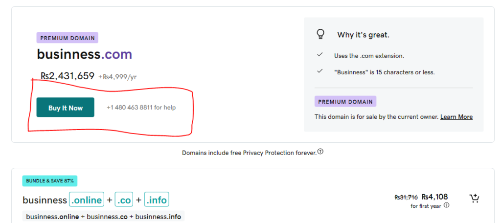 Buy Your Domain